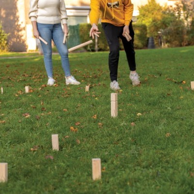 Juego de madera publicitario